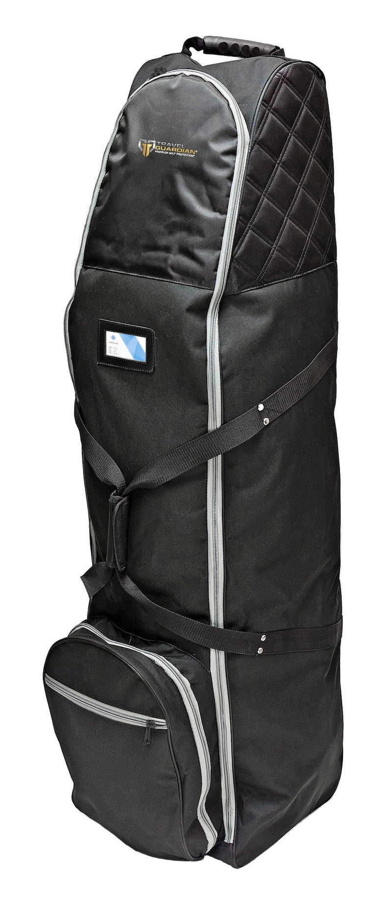 MTRX Premium Travel Golf Bag Cover with Quilted Protection & Extra Storage, Black Y2