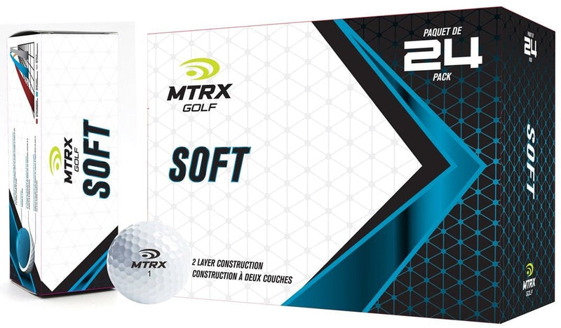 MTRX Soft Golf Balls, White, 24-pk C2