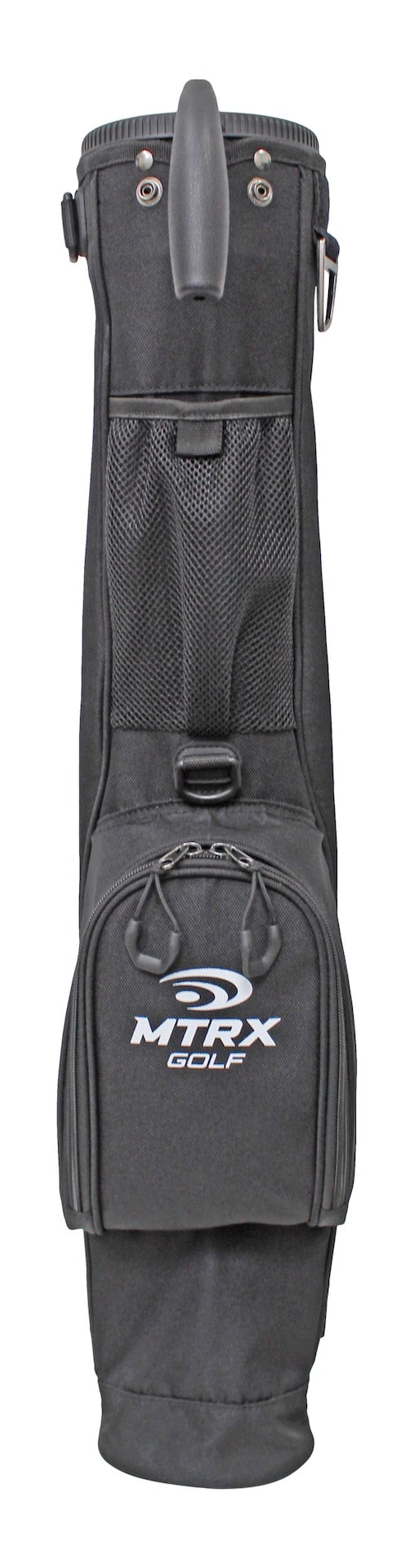 MTRX Sunday 3-Way Top Golf Stand Bag, Lightweight, Black T4