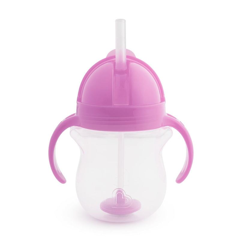 Munchkin Any Angle Click Lock Weighted Straw Trainer Cup, 7-oz H8