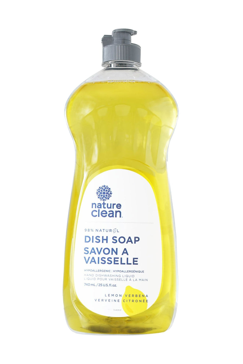 Nature Clean Liquid Dish Soap, Lemon, 740-mL N5