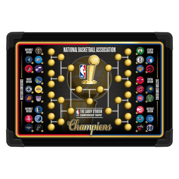 NBA Standing Magnetic Board for Fans, Includes 30 Team Magnets E8