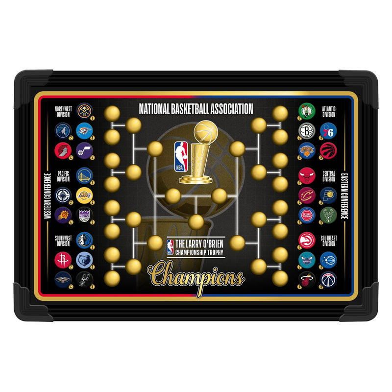 NBA Standing Magnetic Board for Fans, Includes 30 Team Magnets E8