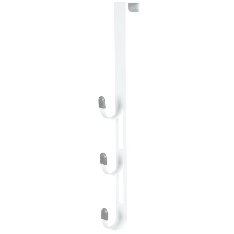 Neatfreak 20" Over The Door Metal 3 Hook, White T1