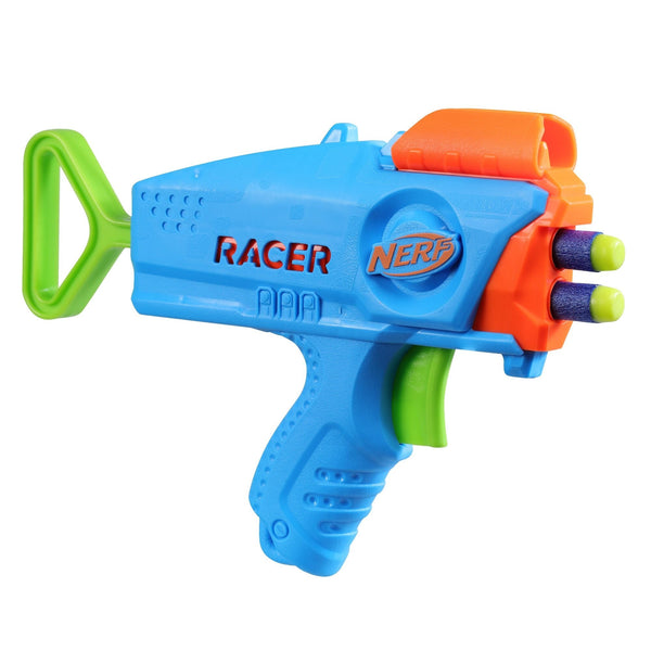 NERF Elite Junior Racer Easy-Play Dart Blaster, Includes 4 Darts, Ages 6+ P5