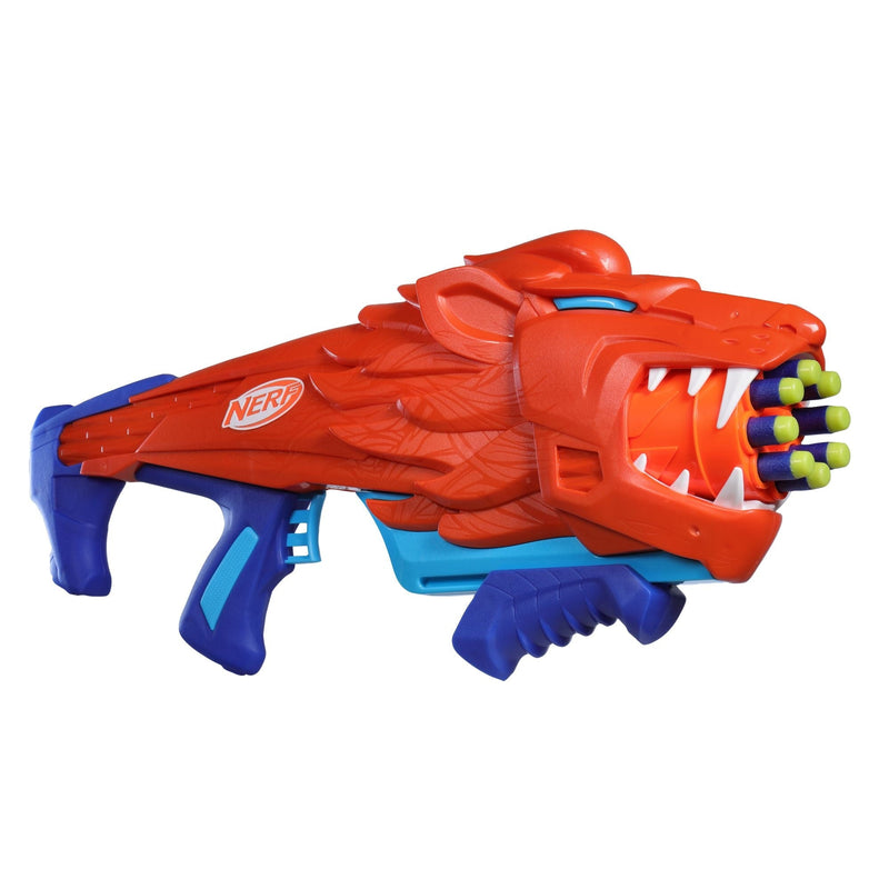 NERF Junior Wild Lionfury Easy-Play Dart Blaster, Includes 16 Darts, Ages 6+ V2