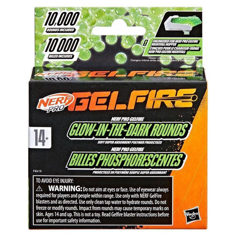 Nerf Pro Gelfire Glow In The Dark 10000-Round Refill for Nightfall Hopper I0