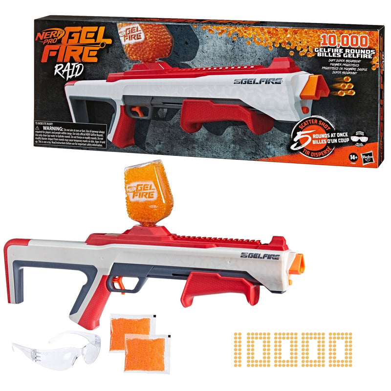 Nerf Pro Gelfire Raid Blaster with 10000 Gelfire Rounds Z7