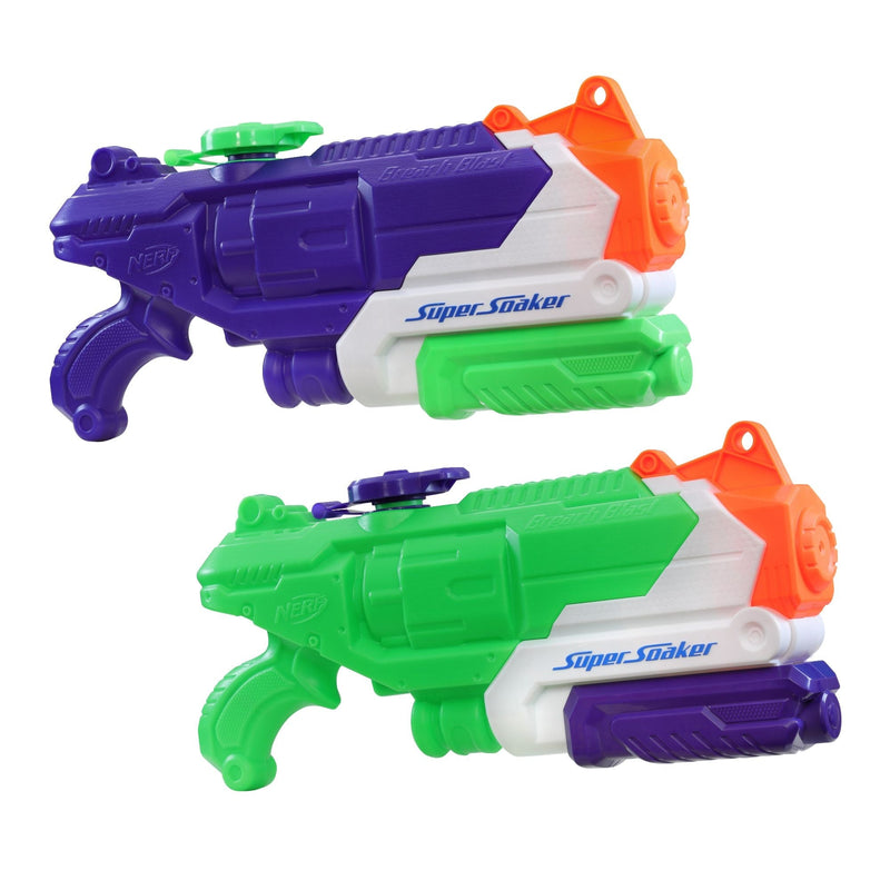Nerf Super Soaker Breach Blast Water Soakers Toy, 2-pk D1