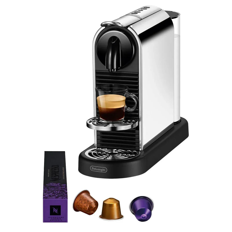 Nespresso Citiz Espresso Machine by De'Longhi, Platinum, with $30 Nespresso coffee voucher P3
