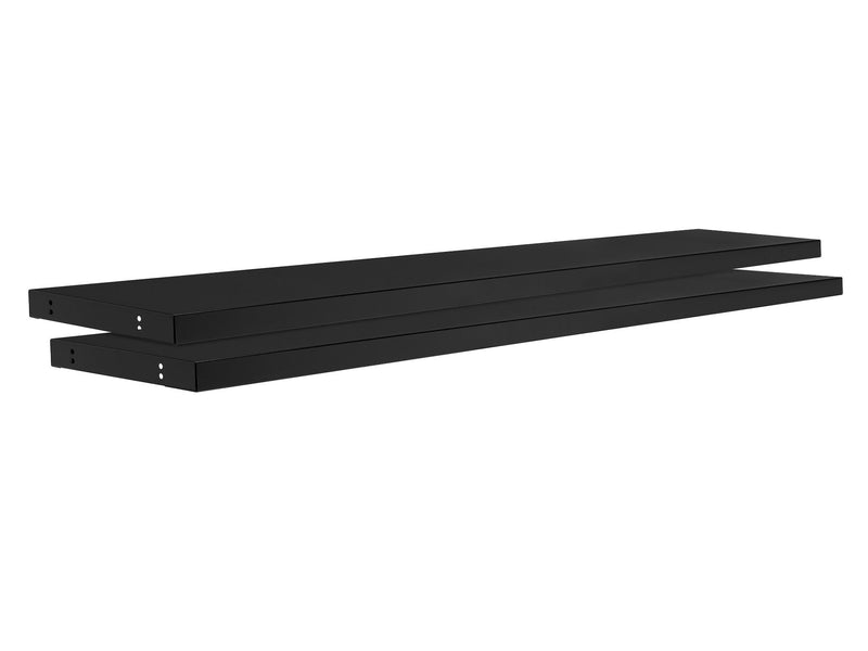NewAge Bold 3.0 Display Wall Shelf Set, 72-in, Black, 2-pk W7