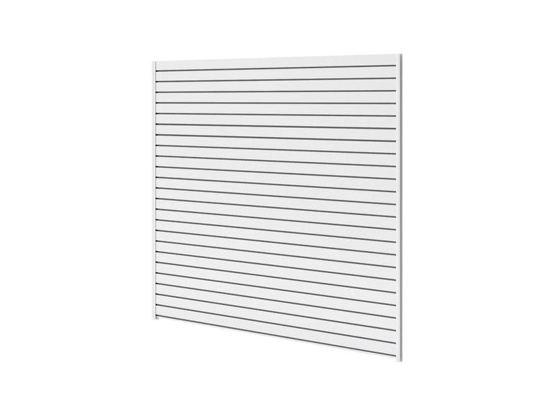 NewAge PVC Slatwall, 40-sq-ft, White V8