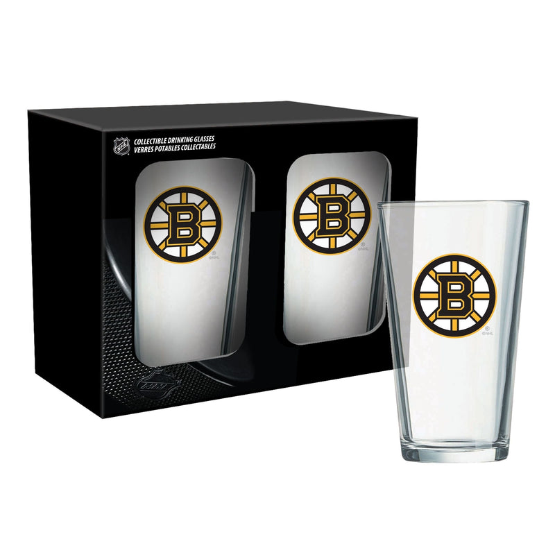 NHL Boston Bruins Mixing Glass Set, 16-oz, 2-pk K7