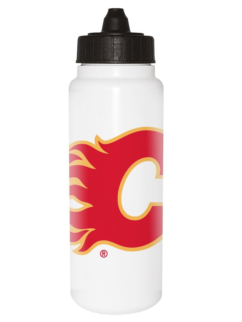 NHL Calgary Flames Officially Licensed Hockey Water Bottle, 1-L W4