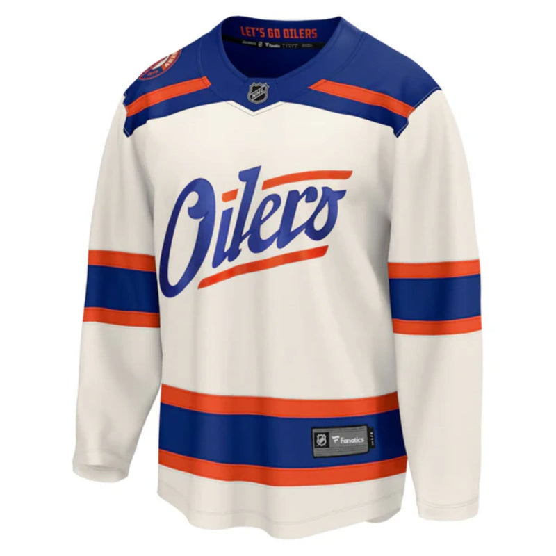 NHL Edmonton Oilers 2025 Adult Standard Alternate Breakaway Jersey, Various Sizes J0
