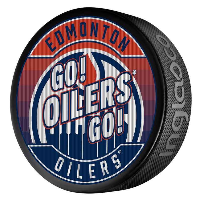 NHL Edmonton Oilers Dual-Image Lenticular Hockey Puck, 6-oz C5