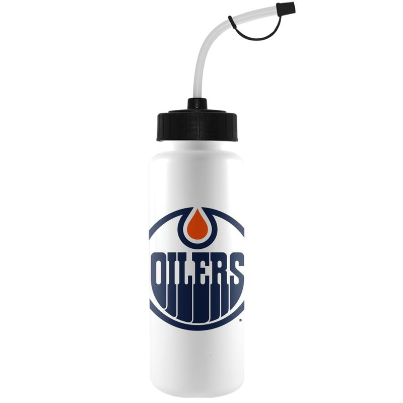 NHL Edmonton Oilers Officially Licensed Hockey Water Bottle, 1-L A2