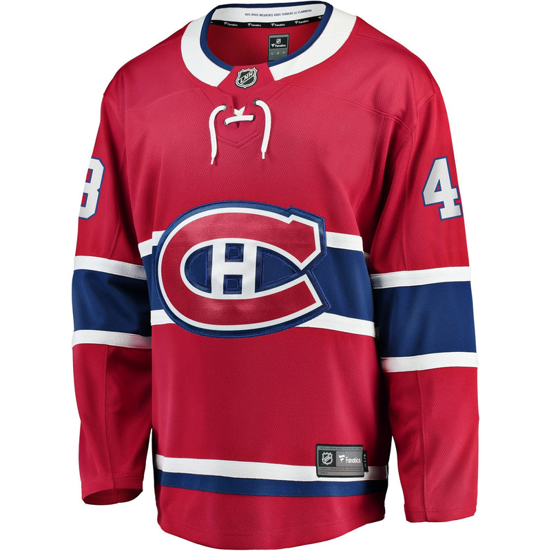 NHL Montreal Canadiens Breakaway Player Jersey, Lane Hutson, Adult, Assorted Sizes N1