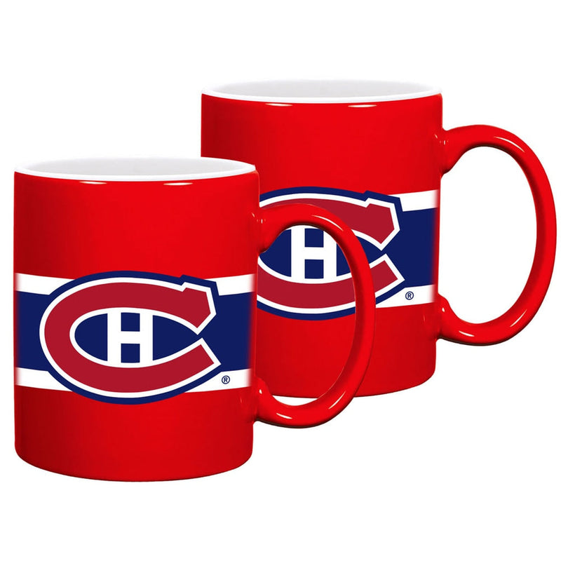 NHL Montreal Canadiens Ceramic Mug, 11-oz, 2-pk L8