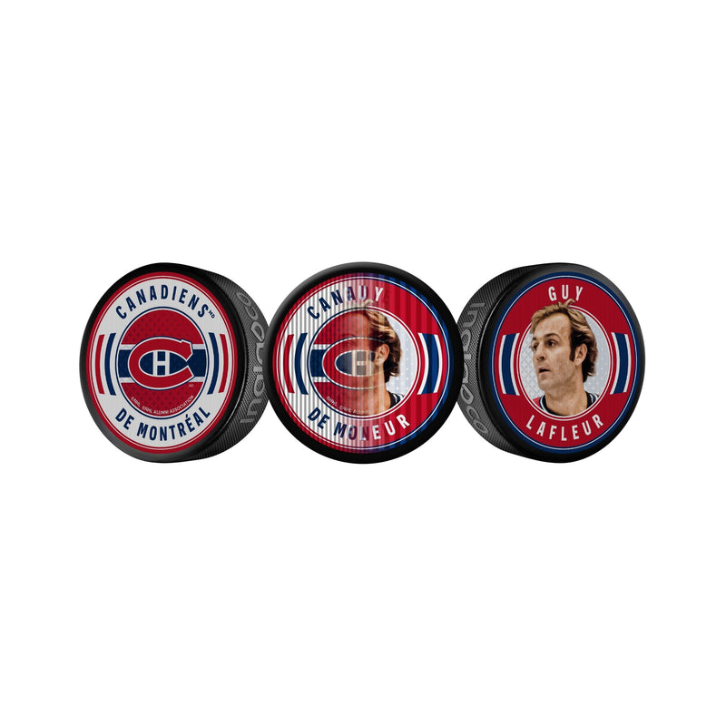 NHL Montreal Canadiens Guy Lafleur Dual-Image Lenticular Hockey Puck, 6-oz L5