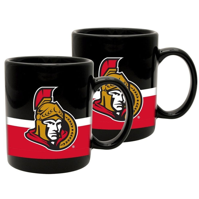 NHL Ottawa Senators Ceramic Mug, 11-oz, 2-pk V2