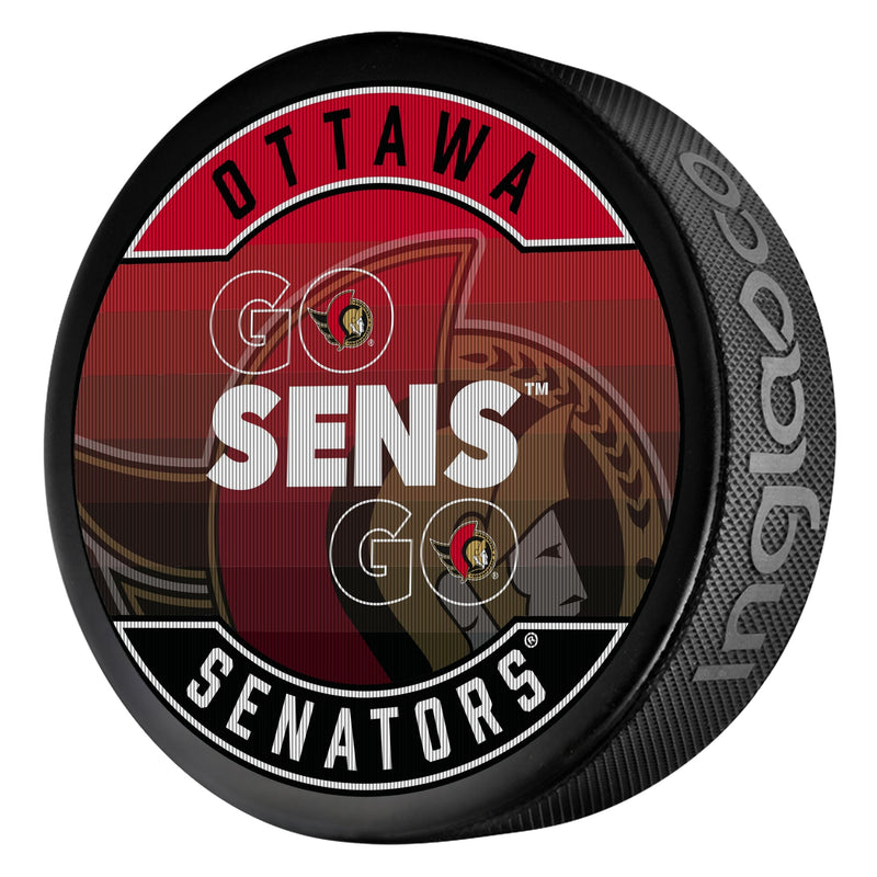 NHL Ottawa Senators Dual-Image Lenticular Hockey Puck, 6-oz K5