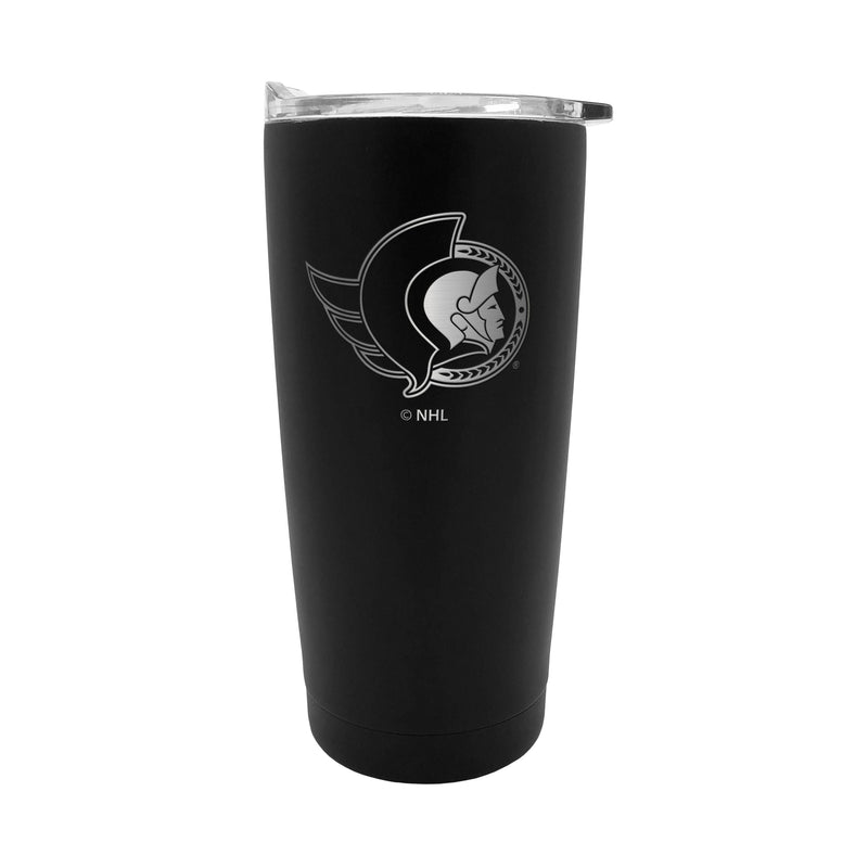 NHL Ottawa Senators Executive Stainless Steel Insulated Travel Tumbler, Black, 20-oz T0