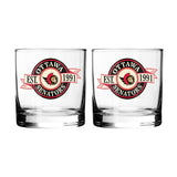 NHL Ottawa Senators Hockey Rocks Glass, 2-pk