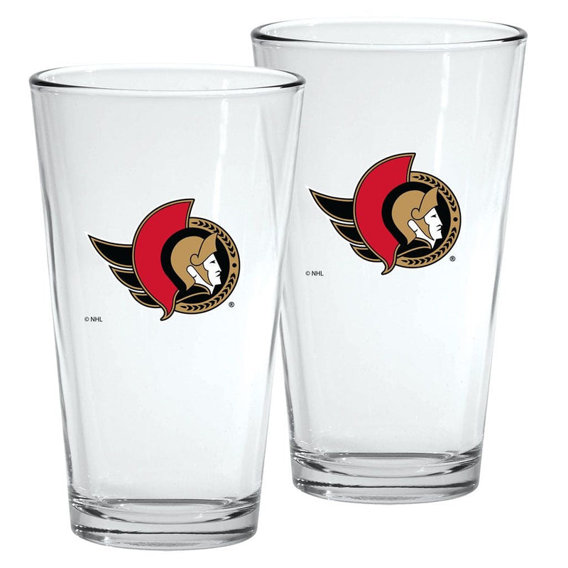 NHL Ottawa Senators Mixing Pint Glass Box Set, 2-pk, 16-oz A2