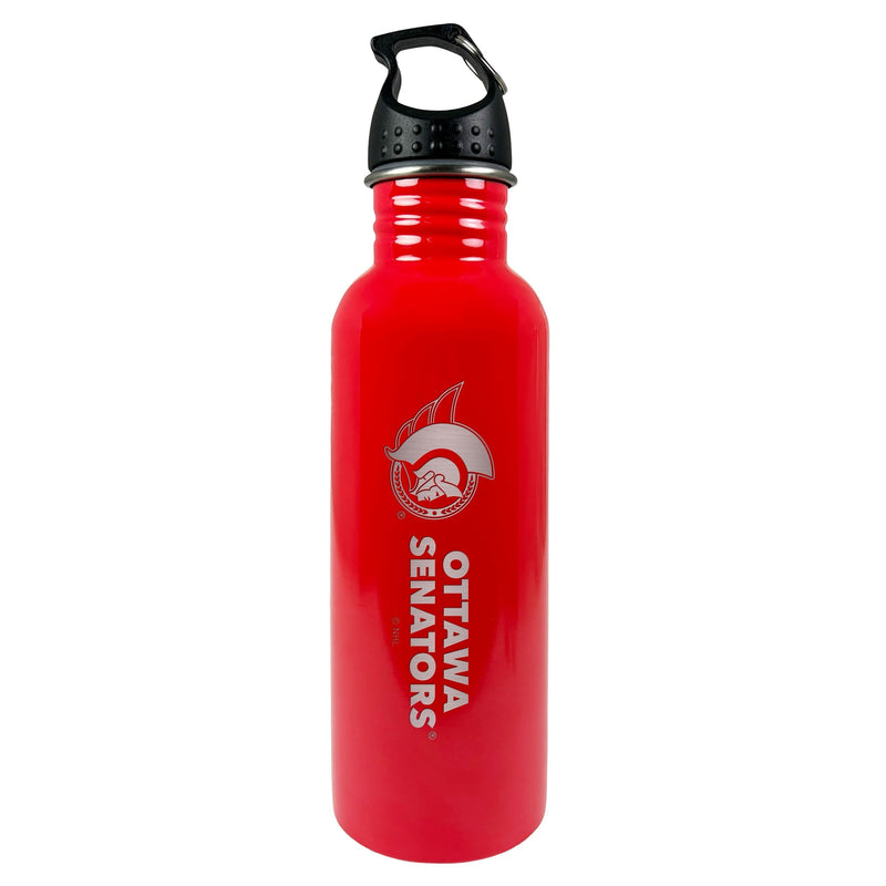 NHL Ottawa Senators Stainless Steel Water Bottle, 25-oz T2