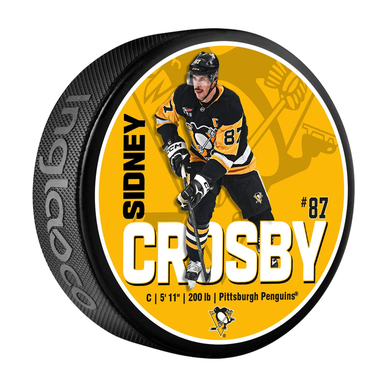 NHL Pittsburgh Penguins Sidney Crosby Hockey Puck, 6-oz A6