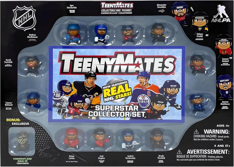 NHL Teenymates Collectible Gift Set for Ages 4+, 1-in, 13-pc J3