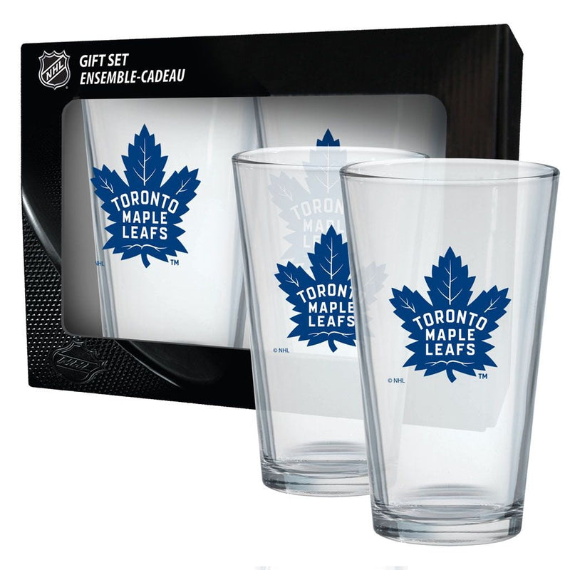 NHL Toronto Maple Leafs Mixing Pint Glass Box Set, 2-pk, 16-oz V3