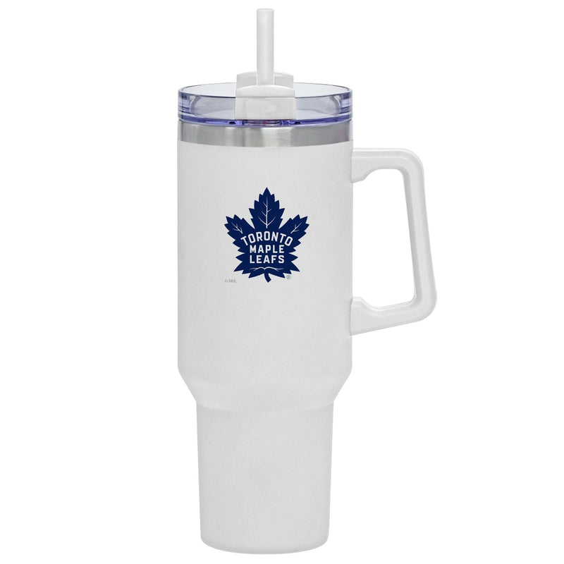 NHL Toronto Maple Leafs Travel Mug with Straw and Handle, 40-oz I2