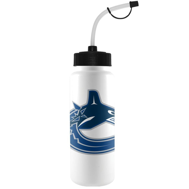 NHL Vancouver Canucks Officially Licensed Hockey Water Bottle, 1-L X9