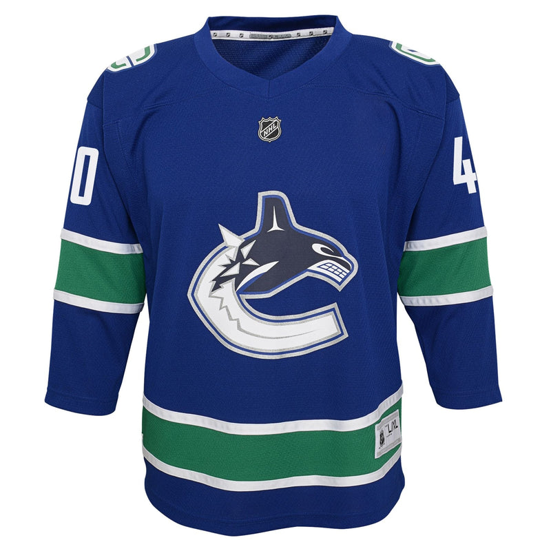 NHL Vancouver Canucks Replica Player Jersey, Elias Pettersson, Youth, Assorted Sizes N2