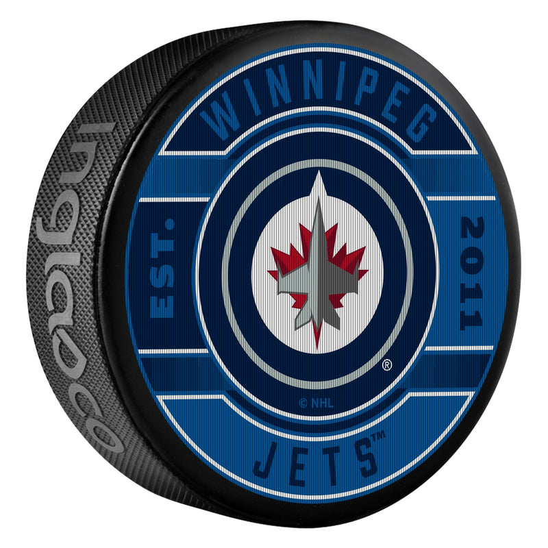 NHL Winnipeg Jets Dual-Image Lenticular Hockey Puck, 6-oz H3