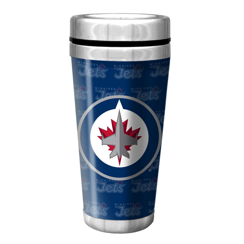 NHL Winnipeg Jets Full Wrap Wallpaper Travel Mug, 14-oz X8