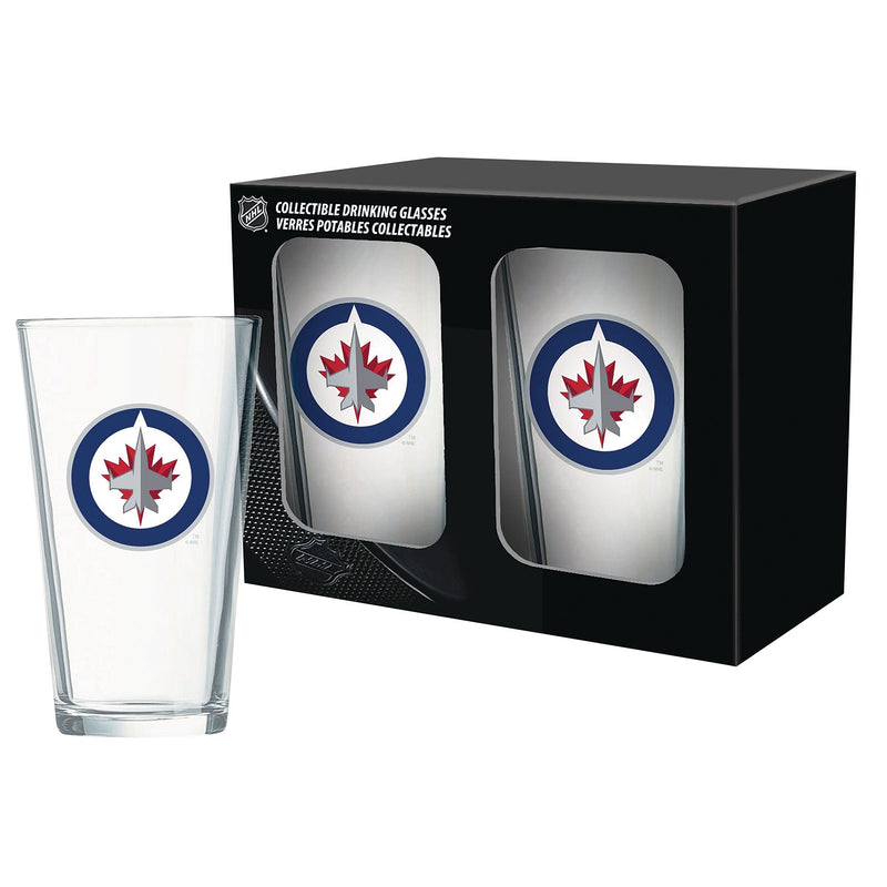NHL Winnipeg Jets Mixing Pint Glass Box Set, 2-pk, 16-oz Y6