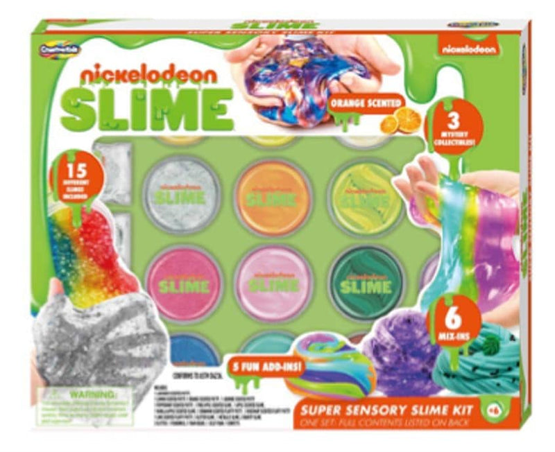 Nickelodeon Super Sensory Slime Kit with 6 Mix-ins A3