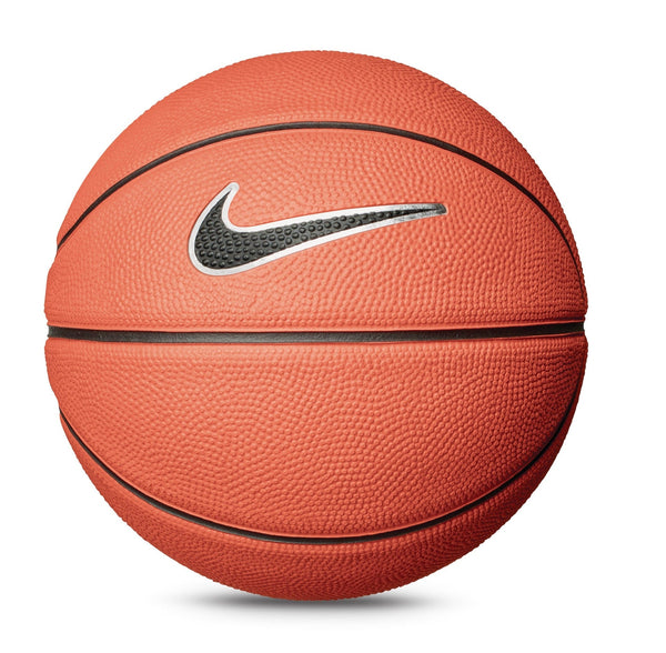 Nike Skills Mini Kids' Indoor/Outdoor Rubber Basketball, Size 3 (22.5-in), Amber/Black/White Q0