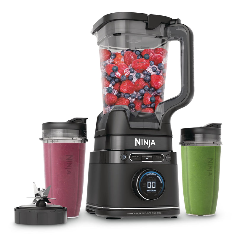 Ninja BlendSense Duo Blender with 72-oz Full-Size Pitcher & Pre-Set Programs, Includes Two 24-oz Single-Serve Cups, 1800W P5