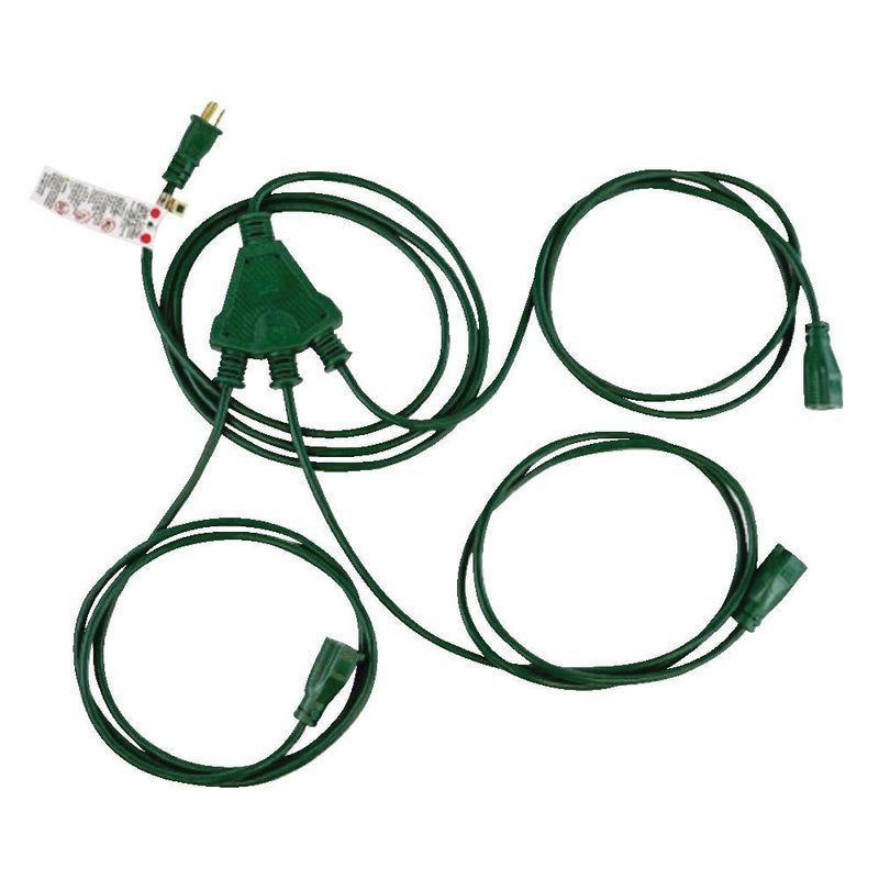NOMA 28-ft Outdoor 3-Split Extension Cord U1
