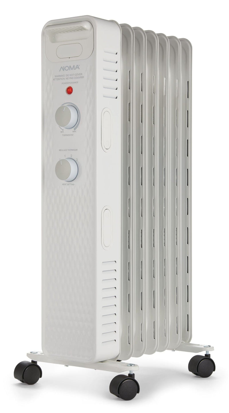 NOMA 3-Setting Mechanical Oil Filled Radiator with Adjustable Thermostat L5