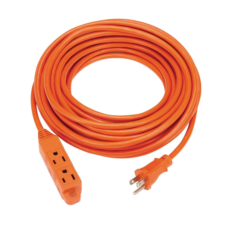 NOMA 50-ft 16/3 Outdoor Extension Cord with 3 Grounded Outlets & Banana End, Orange A1