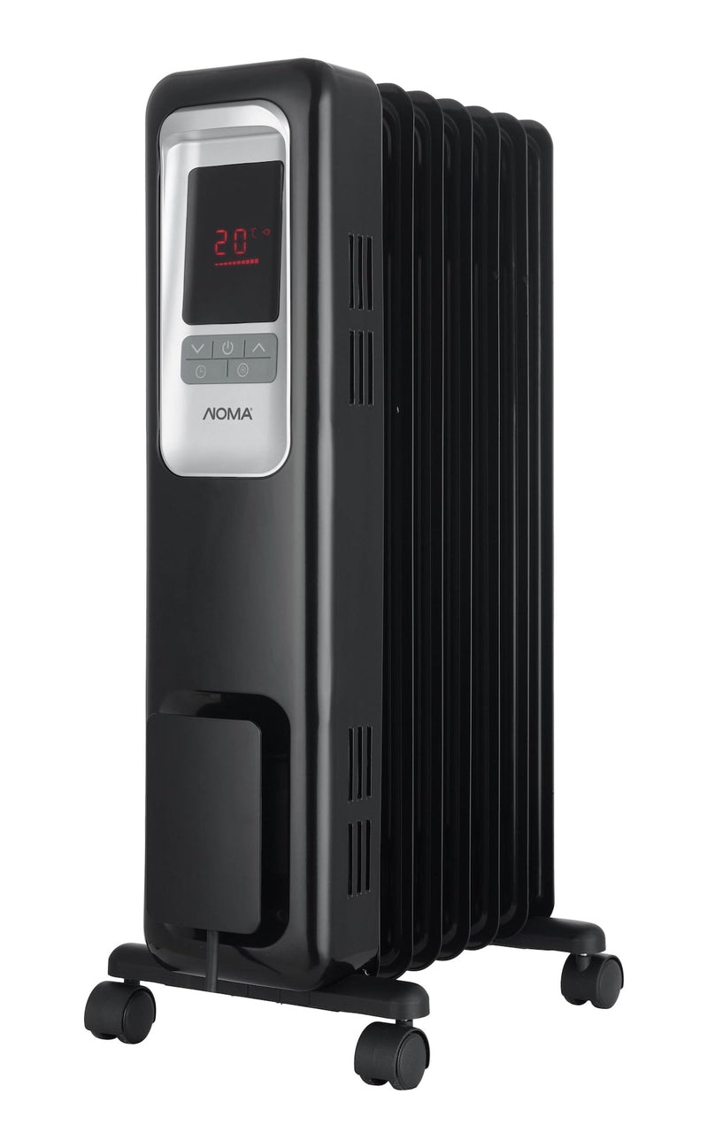NOMA Digital LED Oil Filled Radiator with Adjustable Thermostat G4