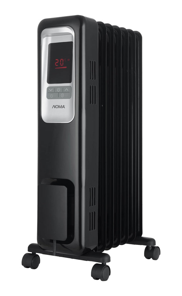 NOMA Digital LED Oil Filled Radiator with Adjustable Thermostat S1