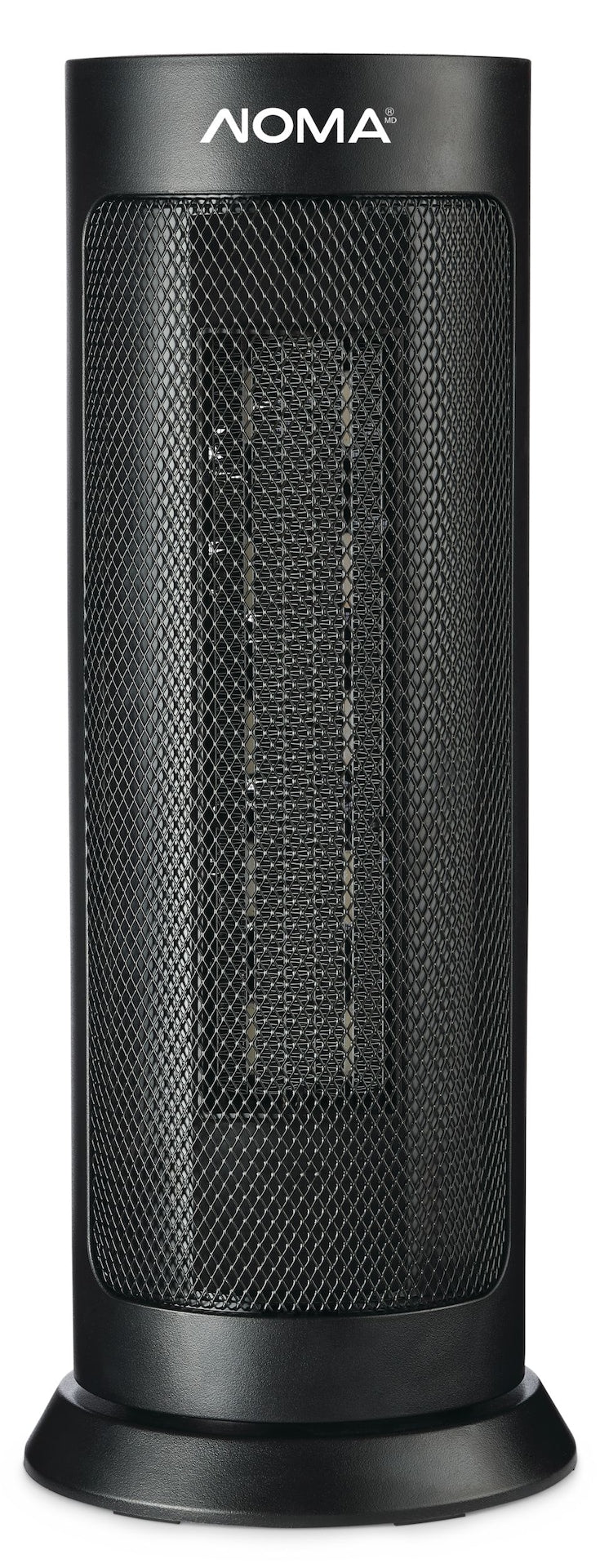 NOMA Oscillating Digital Tower Ceramic Heater with Remote Control and Thermostat, Black, 18-in B4