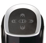 NOMA Oscillating Tower Ceramic Heater withRemote Control & Thermostat, 1500W, Black, 24-in