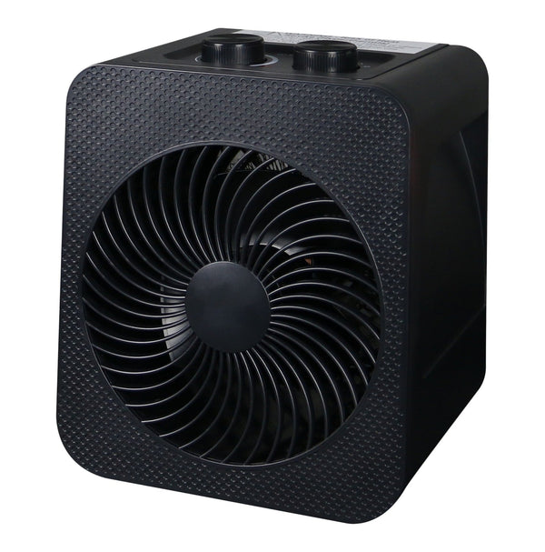 NOMA Portable 2-In-1 Personal Heater & Fan, 1500W, Black U4